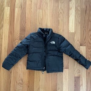 North Face black puffer jacket
